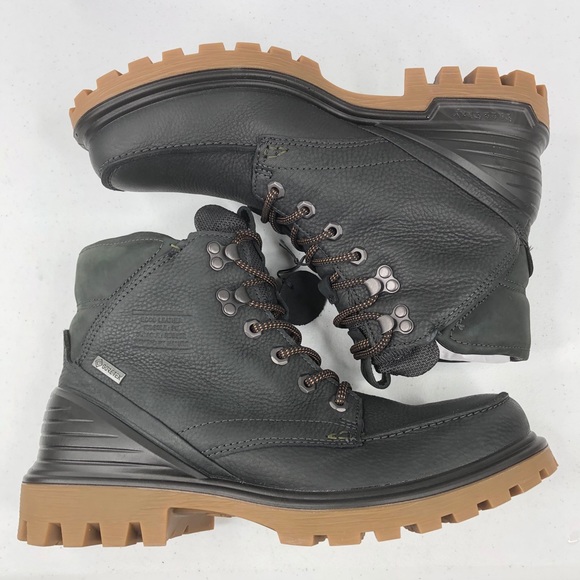ecco brown leather boots
